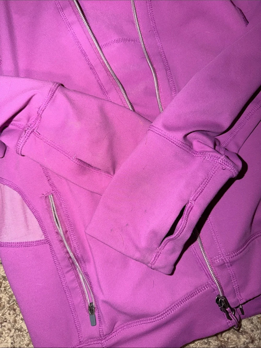 Tangerine L Women's Pink Zip-Up Athletic Jacket
